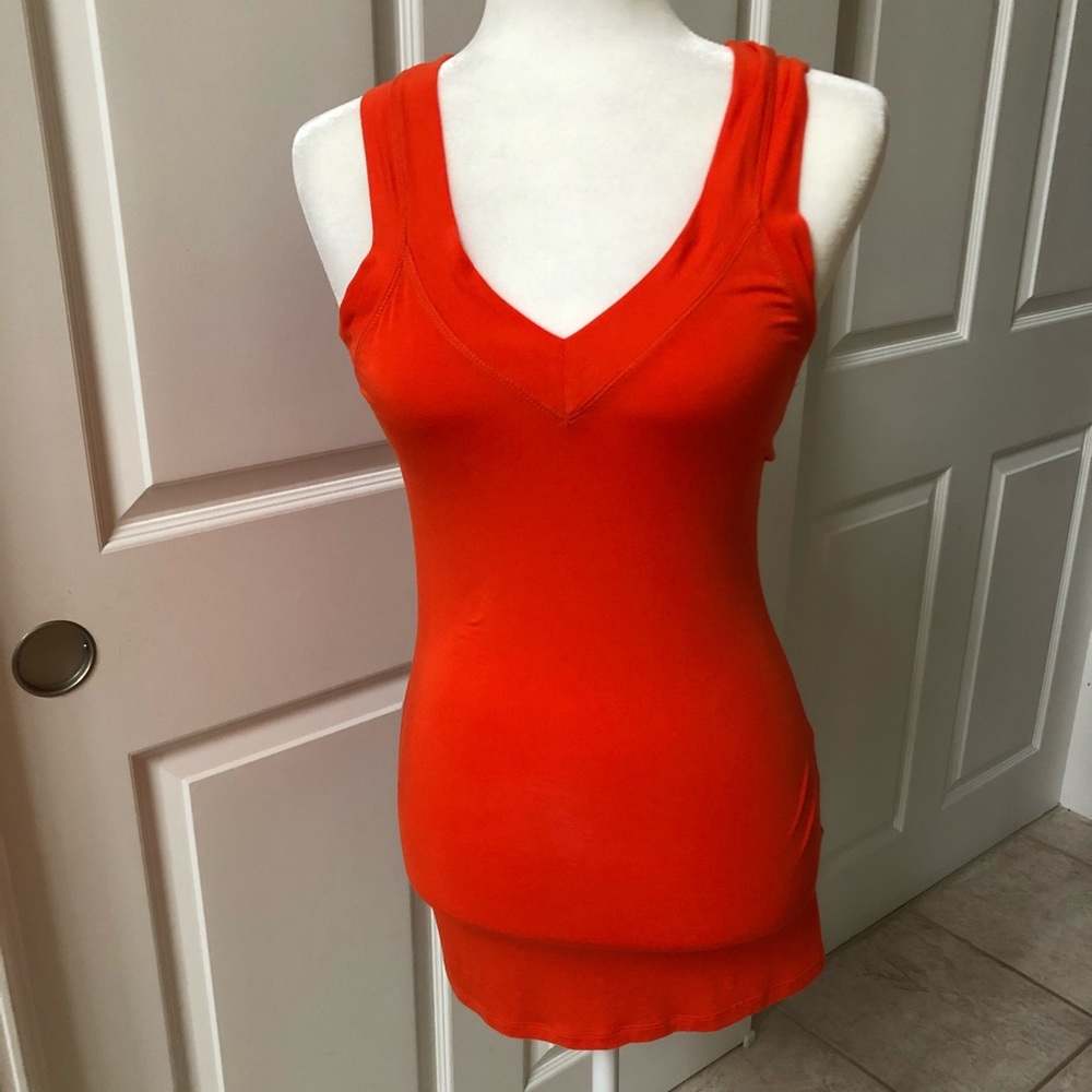 H by Bordeaux Top, Orange, Size S